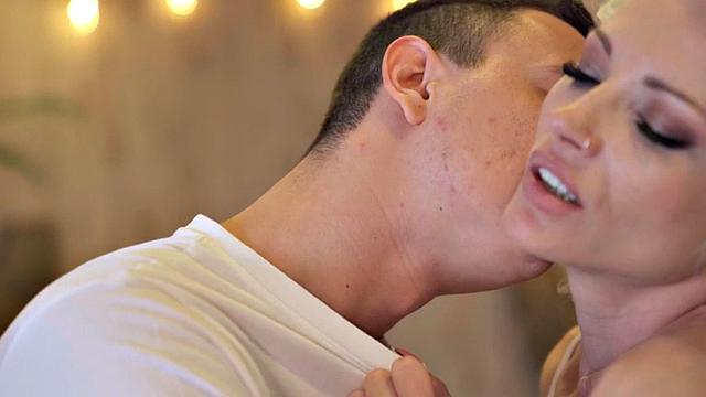 Skinny anal babe with small boobs rimmed and fucked by Boyfriend