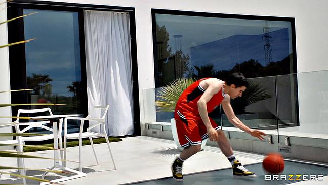 Getting clean with his stepmom