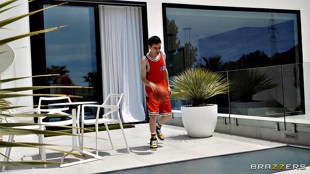 Getting clean with his stepmom