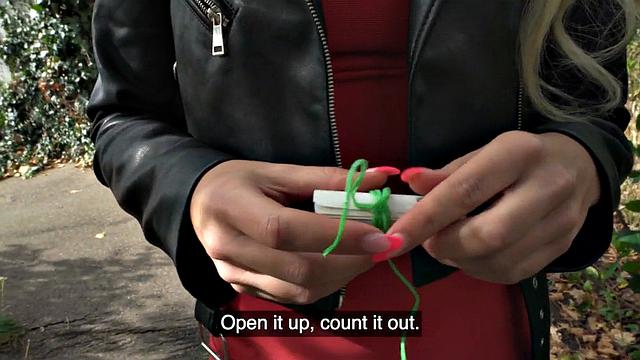 Picked babe pounded in doggystyle by stranger for cash