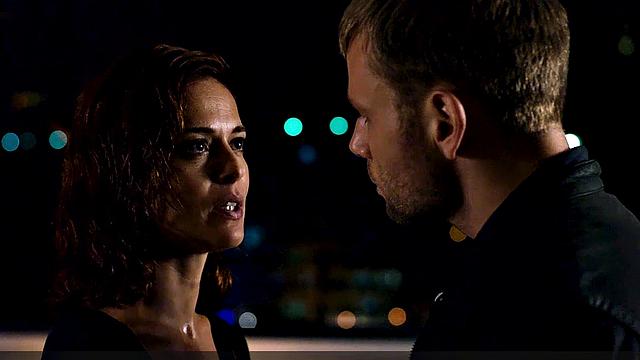 Celebrity beauty Valeria Bilello gets oiled up & showered in steamy bathtub action