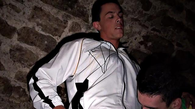 Basement rimmed and fucked by amateur top stud