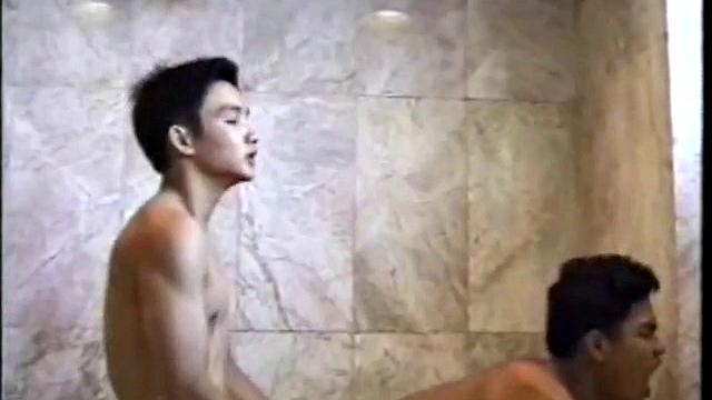 We are back with two silky smooth Asian boys, ready to enjoy hot gay shower sex. The young couple gets horny and hop in the shower for wet cock sucking fun. Then, in the bedroom and back in the shower for a long afternoon of hardcore fucking.