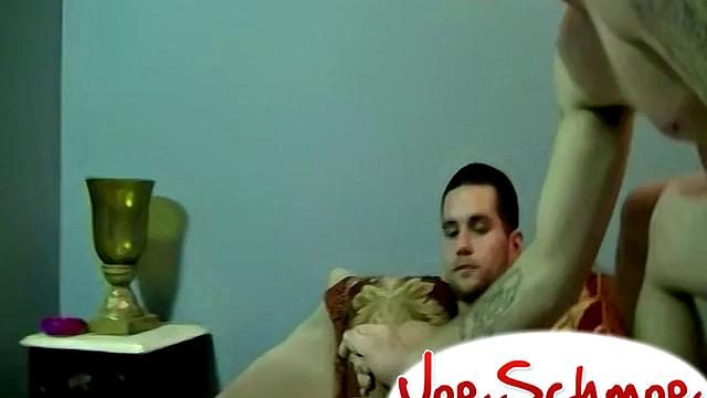 Brian, Matt, and Blaze go raw in a hot threesome session