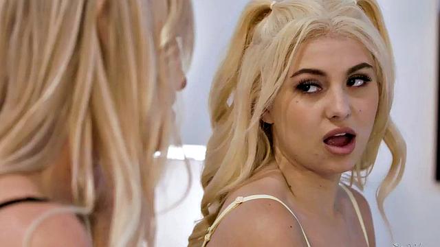 Lez bae seduces perverted lez b4 eating her pussy out