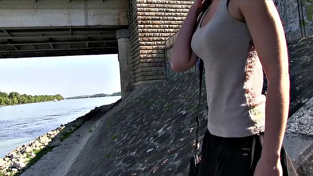 Money Makes Athletic Beauty Jump On Stranger's Dick