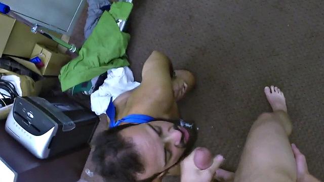 Desperate office straight ravaged by shop owner