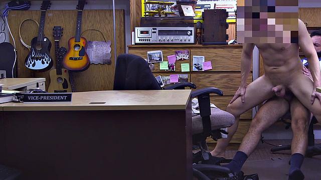 Desperate office straight ravaged by shop owner