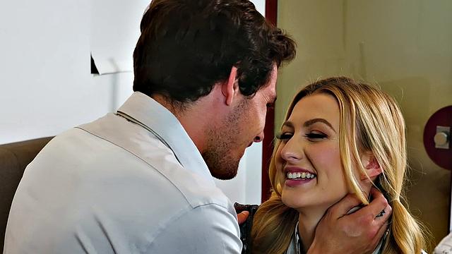 Alexa Grace and Tyler Nixon roleplay as schoolgirls in a hot threesome