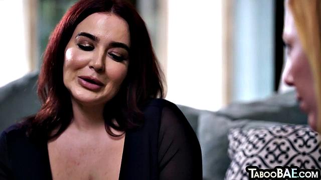 Big-titted horny babe pussylicked by GF