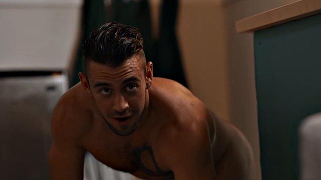 Transgender beauty fucked from behind in anal hole