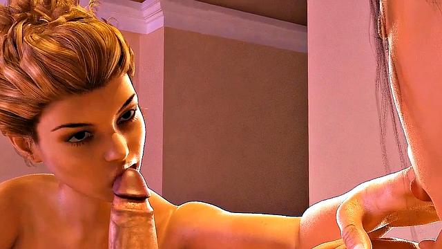 Big tits babes having sex in the bedroom