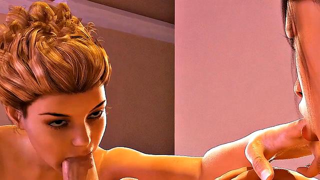 Big tits babes having sex in the bedroom