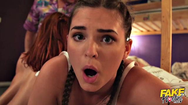 Slim and Thicc threesome