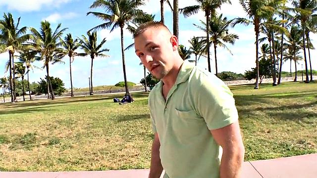 Picked up stud fucks gay ass in pickup van until jizz