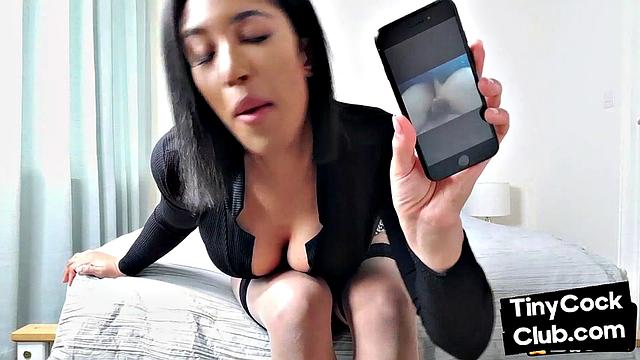 Small men disgraced by SPH domina in dirty talking vid