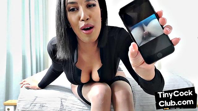 Small men disgraced by SPH domina in dirty talking vid
