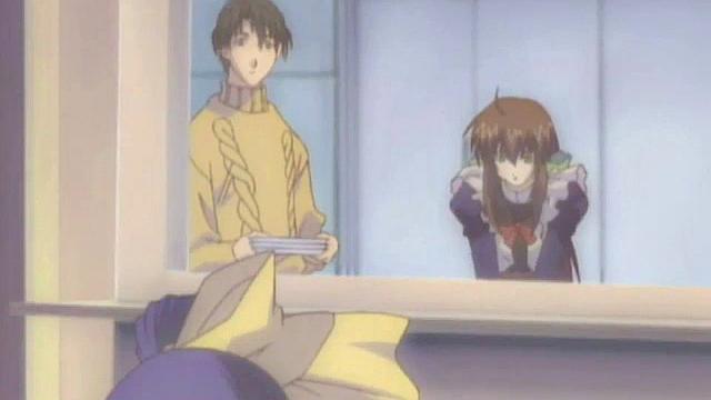 Аниме-герой ловко даёт минет и получает жёсткий секс в стиле Hentai Manga - рисованные взрослые тут знают толк в деле!