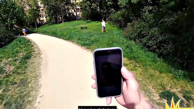 Dating public MILF fucked hardcore outdoor in POV