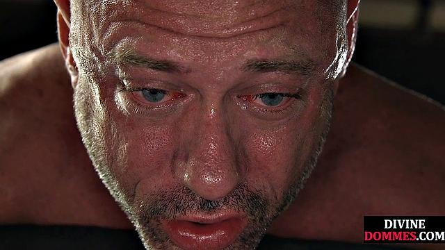 Stunning domina whipping pathetic