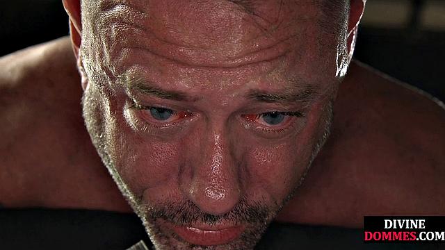 Stunning domina whipping pathetic