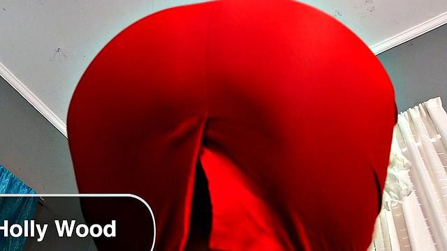 пышная блондинка holly wood отдается раком и кайфует