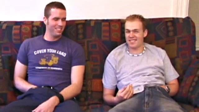 Brett comes in the house and finds Elijah playing video games. He puts on a porn video and announces he's horny. Soon these guys are only interested in each other, when the pants come off.