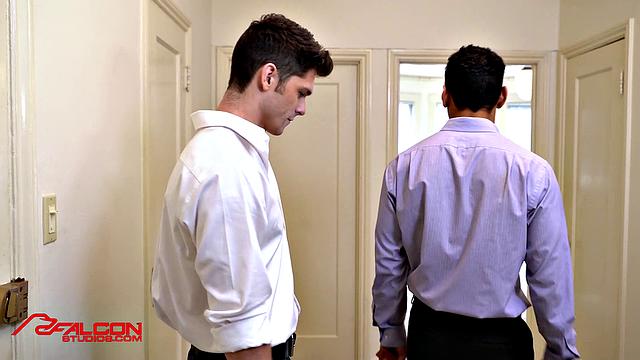 FalconStudios - Jock Real Estate Agent SHOVES HIS IN Devin Franco's Mouth & Ass