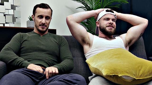 HETEROFLEXIBLE - Seduced Hung Straight Hunk Creampies His Hot Gay Roommate