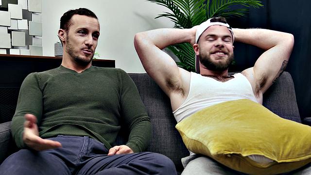 HETEROFLEXIBLE - Seduced Hung Straight Hunk Creampies His Hot Gay Roommate