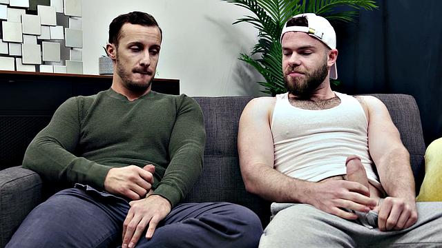 HETEROFLEXIBLE - Seduced Hung Straight Hunk Creampies His Hot Gay Roommate