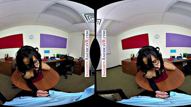 Megan Rain lets boss enter backdoor to save job