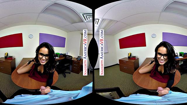 Megan Rain lets boss enter backdoor to save job