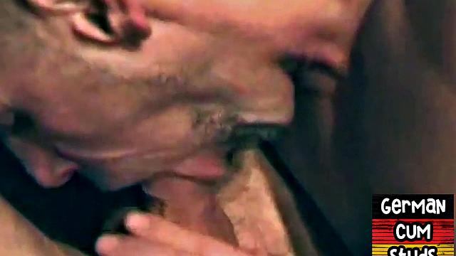 German gaydaddy fists ass of BF before 69