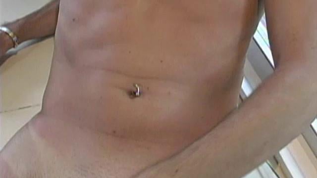 We look in on 21 year old Joey Landis working the front desk when 19 year old Blake Ashton arrives to say hello. When Blake leaves, he starts flirting with Joey through the window. Joey responds by stripping down and stroking his big hard cock.