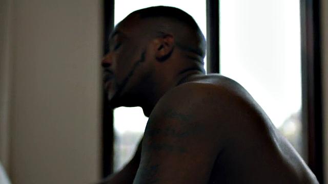 Massive Black hunk gets pounded in anal by his BF