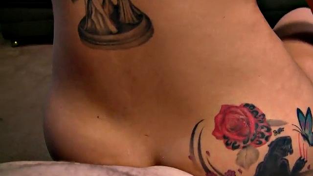 Boobylicious POV oiled babe gets fucked in pussy after BJ