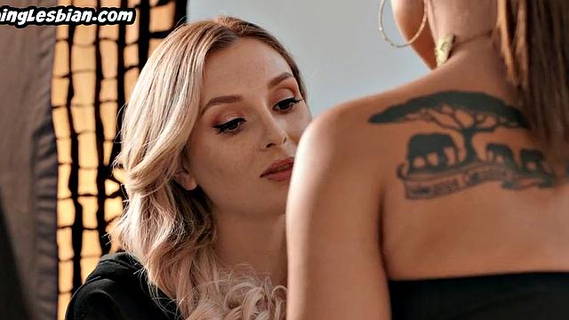 Glamour girl with pierced tits got seduced at casting