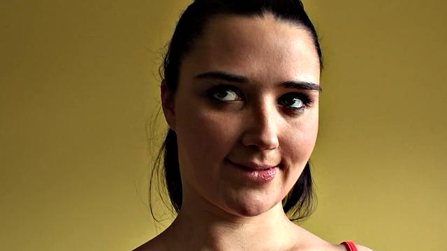 SubSlut Pixiee Little is cock-teased to cum with a wand.