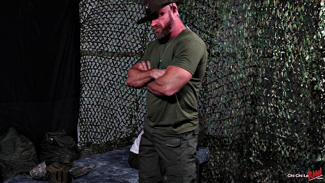 Soldier Adrian Gets in Trouble with Killian Knox & Adrian Rose