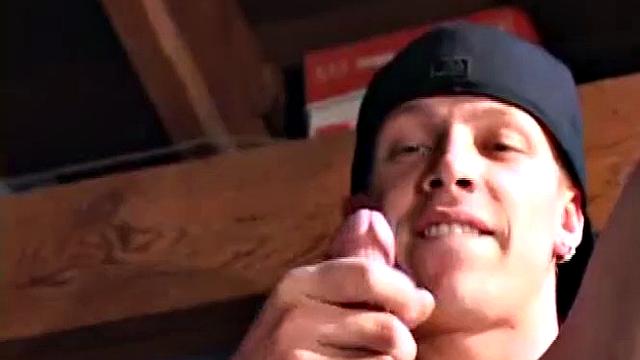 Shane Strokes His Dick