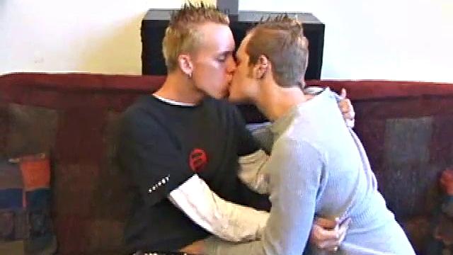 Torque and Roar start making out on the couch. Roar gets so excited, he nearly knocks over the cameraman while taking off Torque's pants.