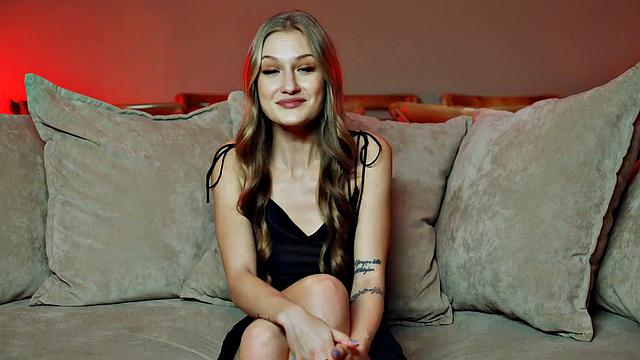 Mesmerizing platinum-blonde blows and rails her boycompeer in gonzo XXX porn!