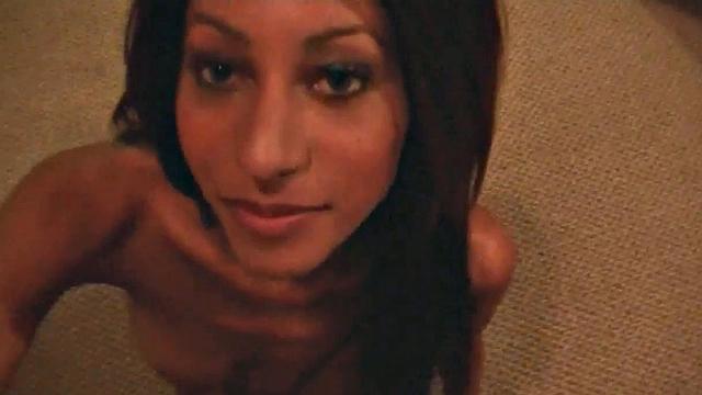 Tiny Trisha Blowjob and Fucked