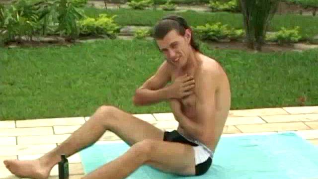 Hot Oral Session By The Pool