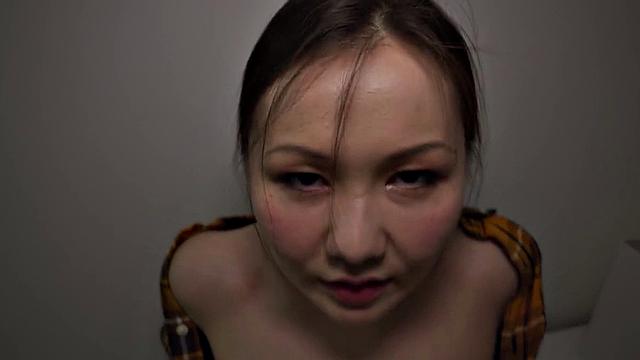 Asian public slut banged by big dick in wet hole