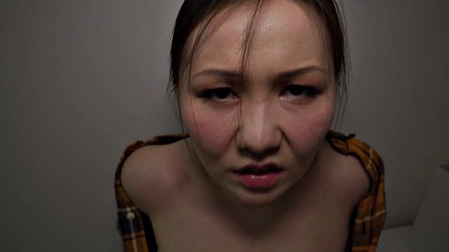 Asian public slut banged by big dick in wet hole