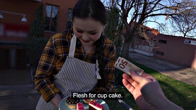 Asian public slut banged by big dick in wet hole