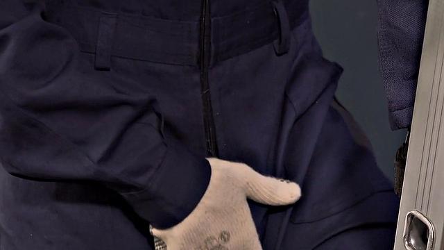 21yo Hispanic twink barebacked at work by his colleague