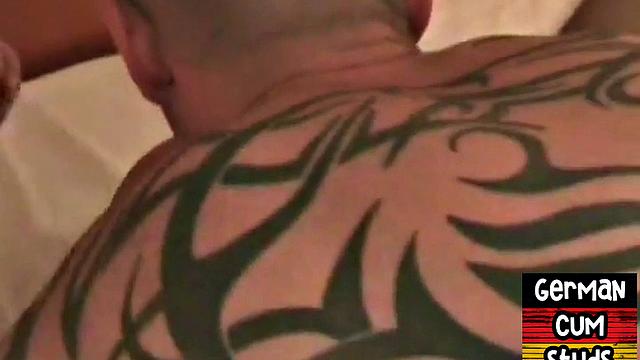 Retro German amateurs in group fucking till huge cumshot